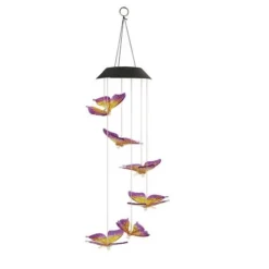Enchanted Garden® 23.62" Solar Butterfly Wind Chime -The Thrive Yard Sales 2775843 P LS