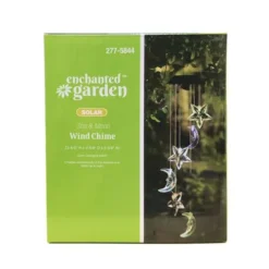 Enchanted Garden® 23.62" Solar Moon & Stars Wind Chime -The Thrive Yard Sales 2775844 P FS2