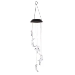 Enchanted Garden® 23.62" Solar Moon & Stars Wind Chime -The Thrive Yard Sales 2775844 P LS