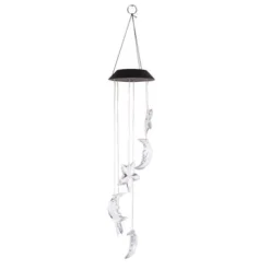 Enchanted Garden® 23.62" Solar Moon & Stars Wind Chime -The Thrive Yard Sales 2775844 P RS
