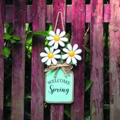 Enchanted Garden 14" Happy Daisy Outdoor Wall Art -The Thrive Yard Sales 2775933 scene01.jpg