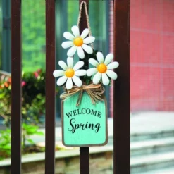 Enchanted Garden 14" Happy Daisy Outdoor Wall Art -The Thrive Yard Sales 2775933 scene02.jpg