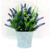 Enchanted Garden™ 12" Artificial Plant With Galvanized Pot -The Thrive Yard Sales 2775934