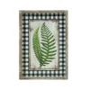 Enchanted Garden™ 15.75" Wood Fern Checked Design Wall Decor -The Thrive Yard Sales 2775954