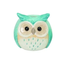 Enchanted Garden™ 4.5" Ceramic Blue Owl Figurine/Planter