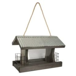 Enchanted Garden® Rustic Farmhouse Ranch Bird Feeder With Suet Cages