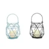 Enchanted Garden™ 6" Metal Cage Flameless Candle LED Lantern - Assorted Styles -The Thrive Yard Sales B2250 A P GP