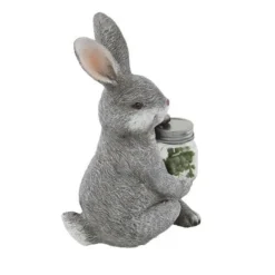Enchanted Garden™ 11.8" Bunny Statue With Solar Jar -The Thrive Yard Sales C MN 45759 P LS.jpg