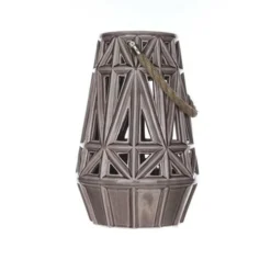 Enchanted Garden™ 11.6" Tan Ceramic Lantern 9 Enchanted Garden™ 11.6" Tan Ceramic Lantern -The Thrive Yard Sales C MN 45765 P RS.jpg