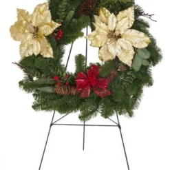 Enchanted Garden 30" Tripod Wreath Stand 7 Enchanted Garden 30" Tripod Wreath Stand -The Thrive Yard Sales CHRISTMAS WREATH MENARDS EASEL BP2