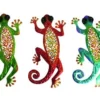 Enchanted Garden™ 10" Metal Gecko Outdoor Wall Art - Assorted Styles