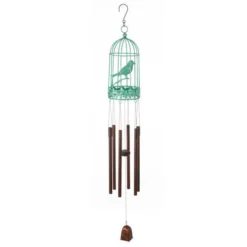 Enchanted Garden® 31" Bird Cage Wind Chime - Assorted Colors -The Thrive Yard Sales JK42100RMA Master B