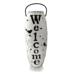 Enchanted Garden™ Ceramic Solar LED Lantern - Assorted Styles -The Thrive Yard Sales SI 22531W