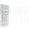 Enchanted Garden™ 1'2"H X 20'W Scroll Top Steel White Garden Border Fence -The Thrive Yard Sales WhiteRolledFence