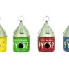 Enchanted Garden® Iron Bird House - Assorted Colors
